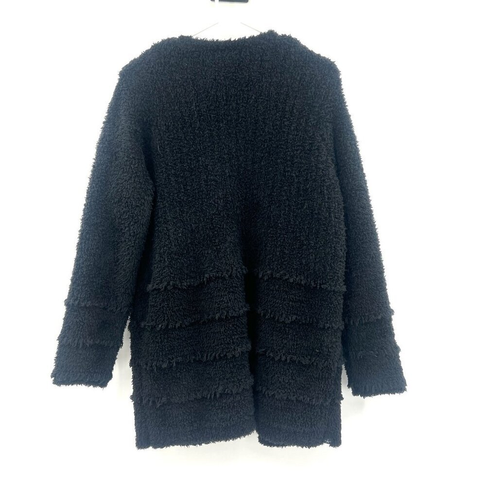 Barefoot Dreams Cozy Chic Boardwalk Cardigan in Black Women's Medium - Picture 4 of 4